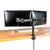 Heavy-Duty Dual Monitor Stand, Clamp on Base, Fully Adjustable Wide Arms, for 2 Screens up to 32 inches with 75 * 75mm and 100 * 100mm VESA, Black (2HDC)