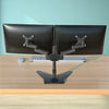 Dual Free-standing Arm Monitor Desktop Mount Stand Adjustable Screens Fit for 10"-23" LCD and LED Displays, Black (2MSFP-T)
