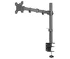 Single Monitor Desk Mount Arm Fully Adjustable Stand Fits up to 27-inch LCD LED Screen