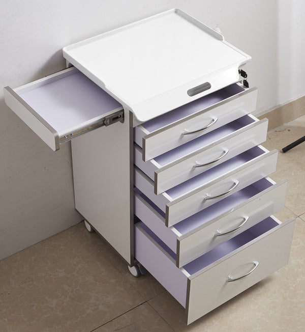 Dental Cabinet Trolley For Instrument Storage Surgery with 5 Drawers