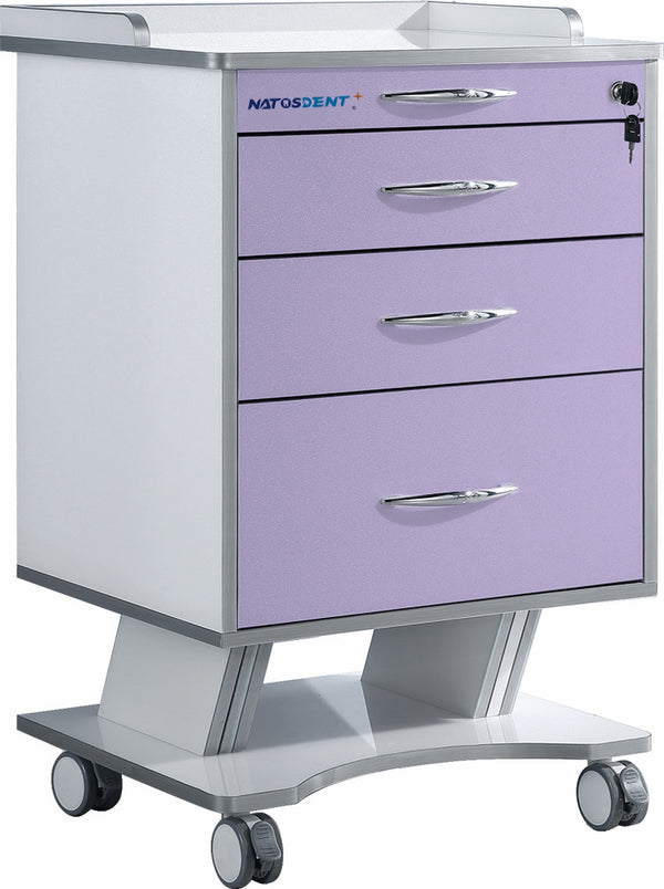 MedicalDental Nursing Cart High Gloss Acrylic Water Proof