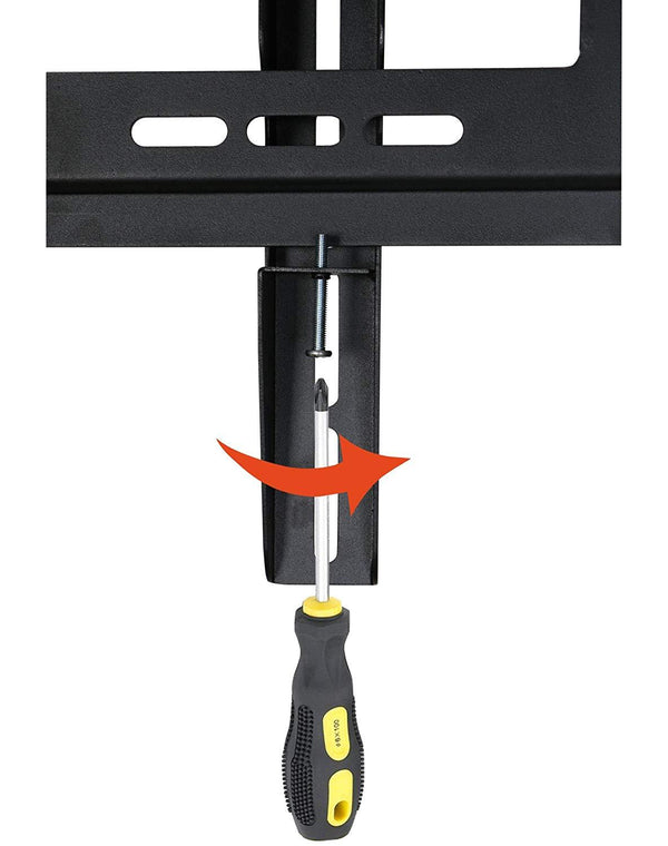 TV Floor Stand on Wheels I Universal Mobile TV Stand with AV Cabinet !Rolling TV Cart for Screens 32 to 65 inches (TMC-E)