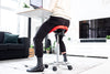 Salli Sway Ergonomic Gas spring Two-Part Seat Saddle Chair Stool with Designer Base (Finland Brand)