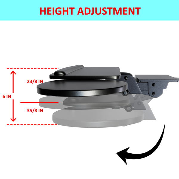 <transcy>優質旋鈕調節經典風格可調鍵盤托盤AKT03</transcy>