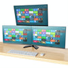 Triple LCD LED Computer Monitor Desk Stand Model No (EF003T)