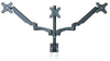Triple Monitor Desk Mount Arm/Stand, Height Adjustable Gas Spring Arms, Fits 19, 20, 24 inch Screens 3MSG