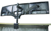 Triple Monitor Desk Mount Arm/Stand, Height Adjustable Gas Spring Arms, Fits 19, 20, 24 inch Screens 3MSG