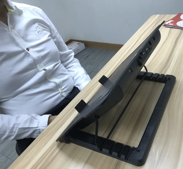 筆記本電腦冷卻架與靜音風扇,USB供電可調成角度