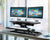 Electric Sit Stand Workstation Standing Desk Converter-Pain free Adjustments (RTEL)