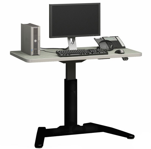 Single Leg Electric Table Standing desk (with Table Top)