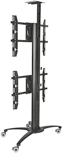 2 or Dual TV Cart Vertical Mounting for Advertsing or Conference RKDV