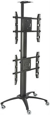 2 or Dual TV Cart Vertical Mounting for Advertsing or Conference RKDV