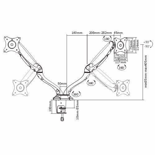 Dual Gas SpringArm L2D