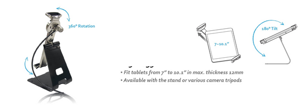 Tablet Adjustable Lockable Stand STL01