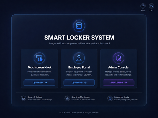 ErgoAssetOS Employee Portal — new employee self-service device collection