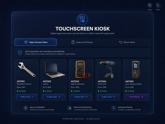 ErgoAssetOS Admin Security Portal — government asset management with role-based access control