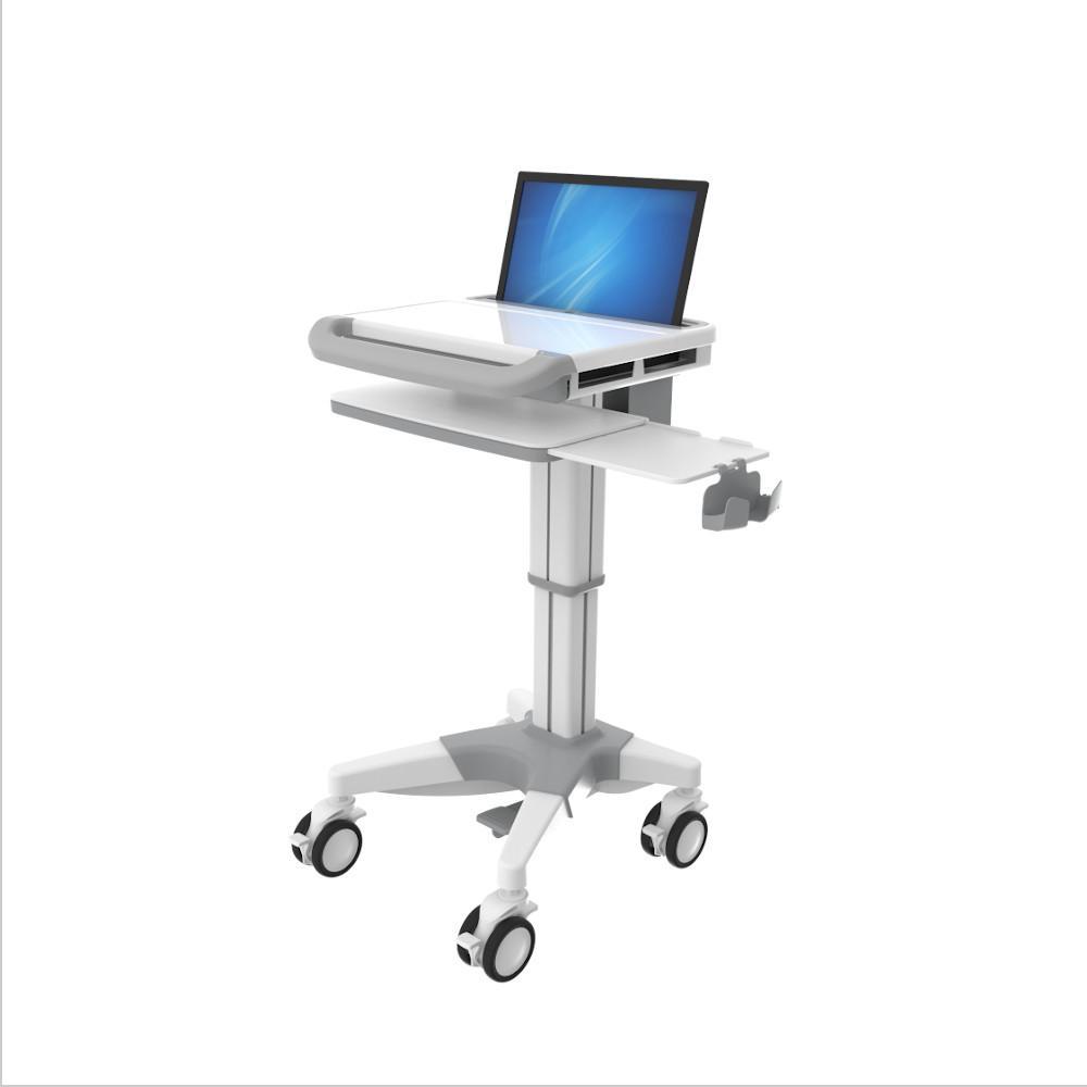 Medical laptop cart with scanner hanger for dental clinics Hong Kong 2026