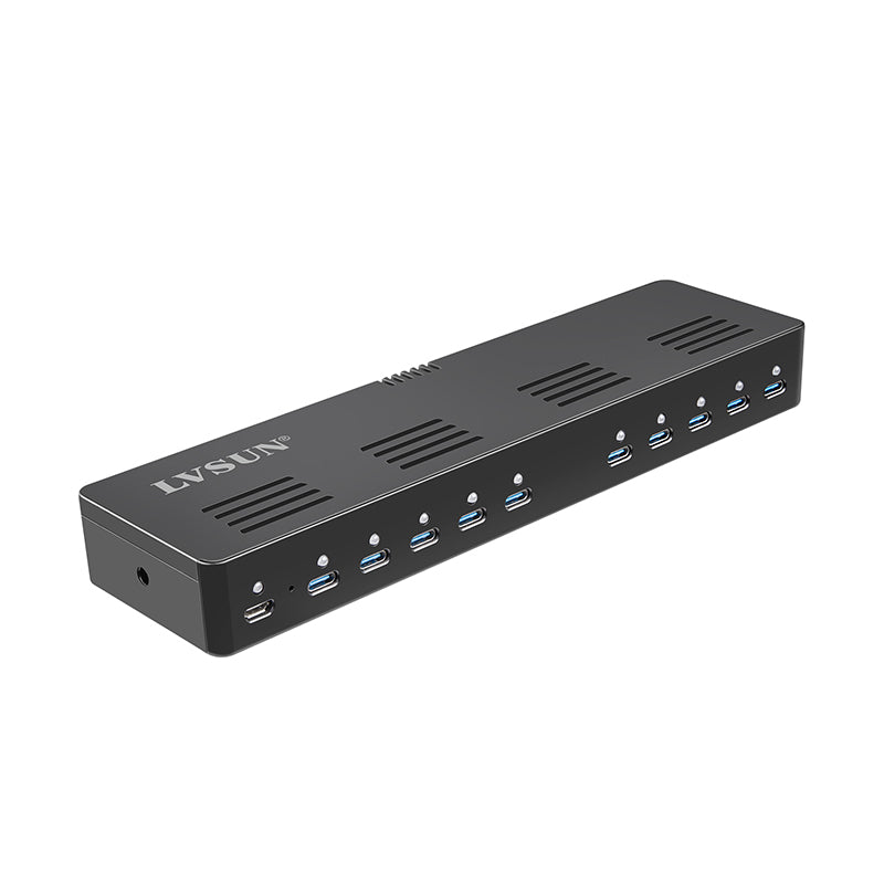 800W 10-Port DC USB-C PD Charging Station