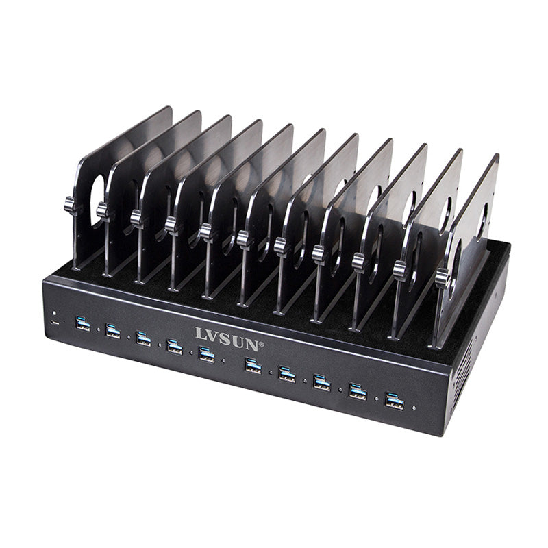 800W 10-Port USB-C PD Charging Dock for Laptops