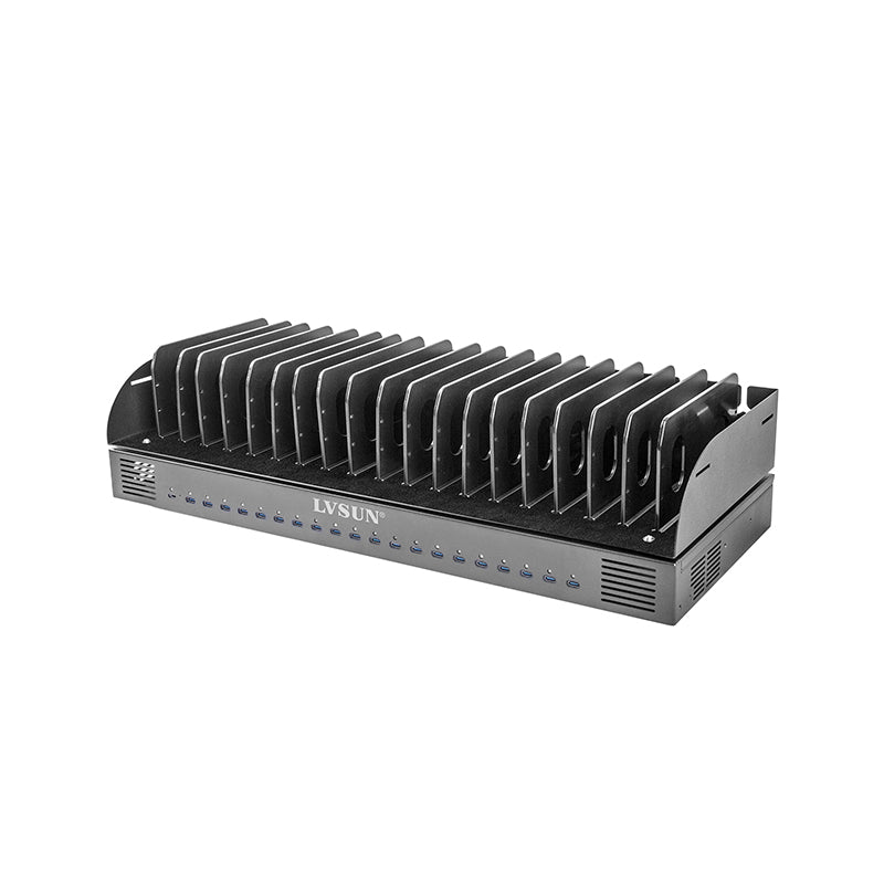 1000W 20-Port USB-C PD Charging Station with Storage Tray