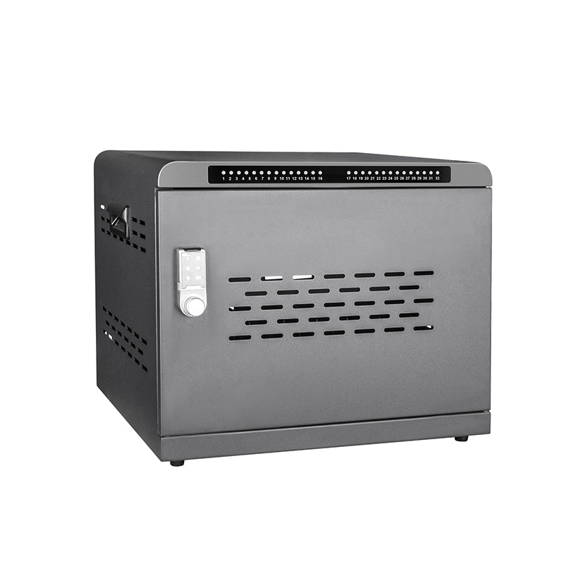 32-Port USB-C Phone & Mini Tablet Charging Cabinet