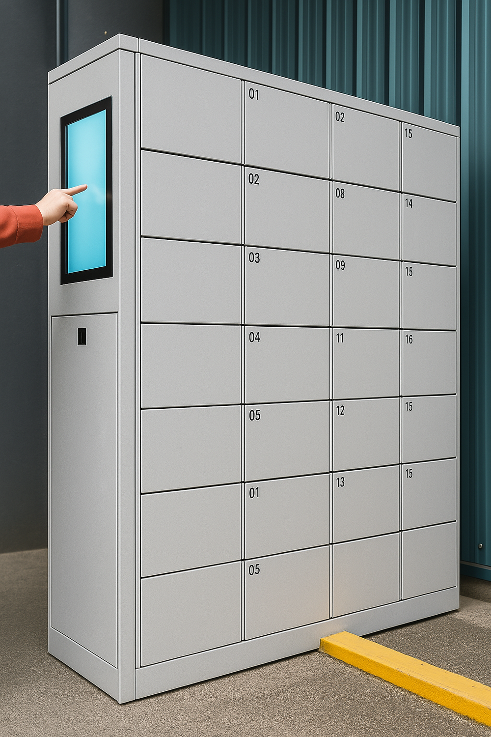 Digital Office Locker System with RFID & App Access