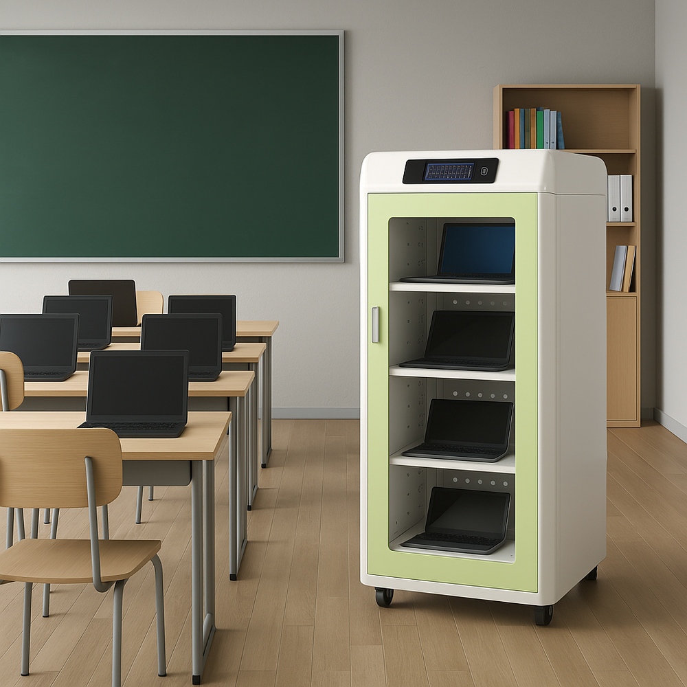 30-Device RFID Laptop Charging Cabinet