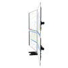 Four Monitor Stand Tabletop Freestanding, Supports 30" to 38" Ultrawide Monitor Screens,75x75mm, 100x100mm VESA Supports, Heavy-Duty Base & Broad Arms, Black (4MS38-A)