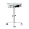 Dental Laptop Cart with Keyboard Tray, Scanner Holder ! Mobile Dental Cabinet Troley