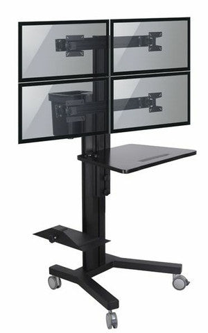 Four Computer Mobile Cart (MCT09-D)
