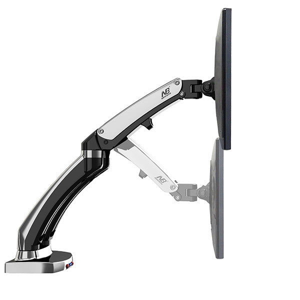 Dual Monitor Gas Arm 2MSGN (Chrome finish) Ergonomic Corporation