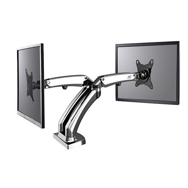 Dual Monitor Gas Arm 2MS-GN (Chrome finish)