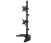 Dual Monitor Desk Stand Free-Standing LCD Mount, Holds in Vertical Position 2 Screens up to 30