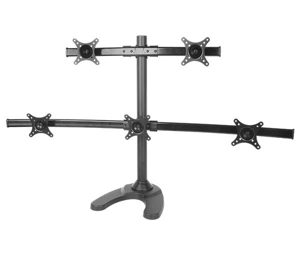 Five Monitor Stand - Freestanding (5MS-FH)