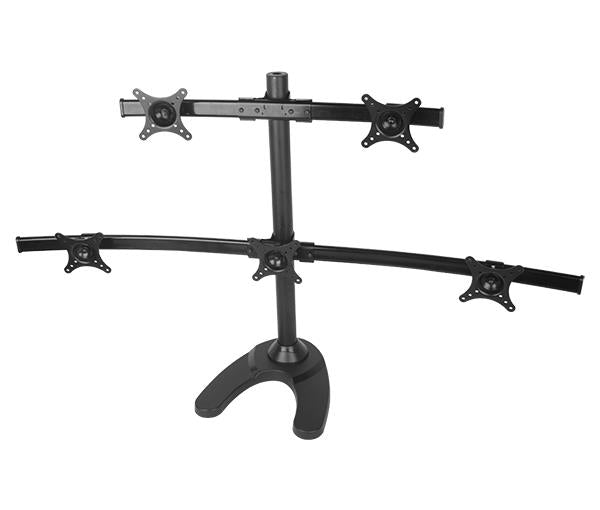 Five Monitor Stand - Freestanding (5MS-FH)