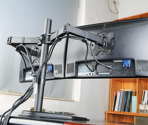 Freestanding Dual Monitor Stand – EF002