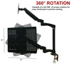 Rife Dual Arm Monitor & Laptop Mount - Heitgh and Angle Adjustment, 18
