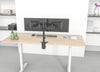 Full Motion Dual Monitor Stand Mount, Height Adjustable, Support up to 27
