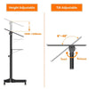 Mobile Laptop Desk Cart Height and Angle Adjustable Tilt Spliting  Laptop Stand Table