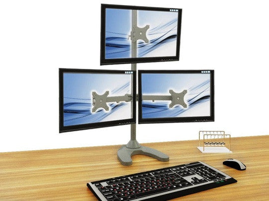 TRIPLE MONITOR STAND (FRREESTANDING) 3MS-F