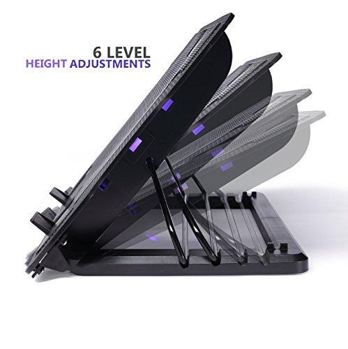 laptop cooling stand with silent fan 