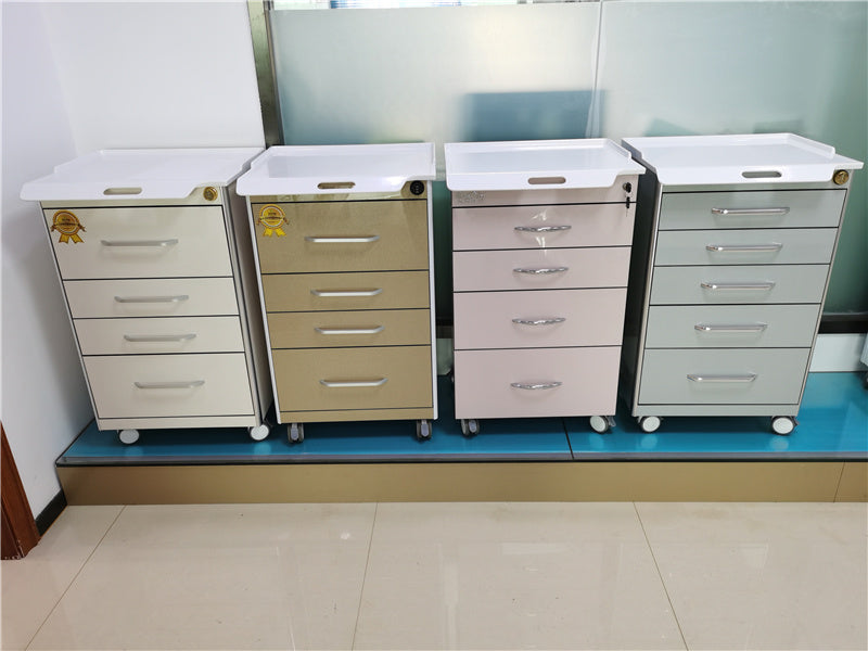 Anti-Static Hospital / Dentist Cabinet, Anti-Rust Mobile Medical Trolley