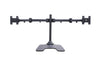 Freestanding Dual Monitor Mount, Fully Articulating Heavy-Duty Broad Arms, Compatible for Two Screens up to 32 inches with Standards 75 * 75mm and 100 * 100mm VESA Holes, Black (2HDF)