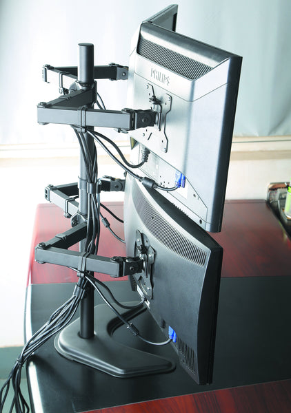 Four (Quad) Monitor  & Stands