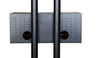 TV Floor Stand on Wheels I Universal Mobile TV Stand with AV Cabinet !Rolling TV Cart for Screens 32 to 65 inches (TMC-E)