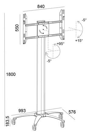 TV Trolley Rk01