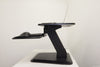 Black Height Adjustable Standing Desk Gas Spring Monitor Riser, Tabletop Sit to Stand Workstation Converter (model RDF)
