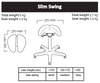 Salli Slim Swing Two-part Saddle Seat Chair Stool (Finland Brand)