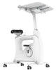 Home office All-in-One V9 Desk Exercise Bike, Height Adjustable Cycle - White