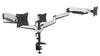 Triple Monitor Stand Mount - Articulating Gas Spring Monitor Arm Desk Stand Adjustable VESA Mount Bracket For Computer Flat Screen LCD Display 10-27
